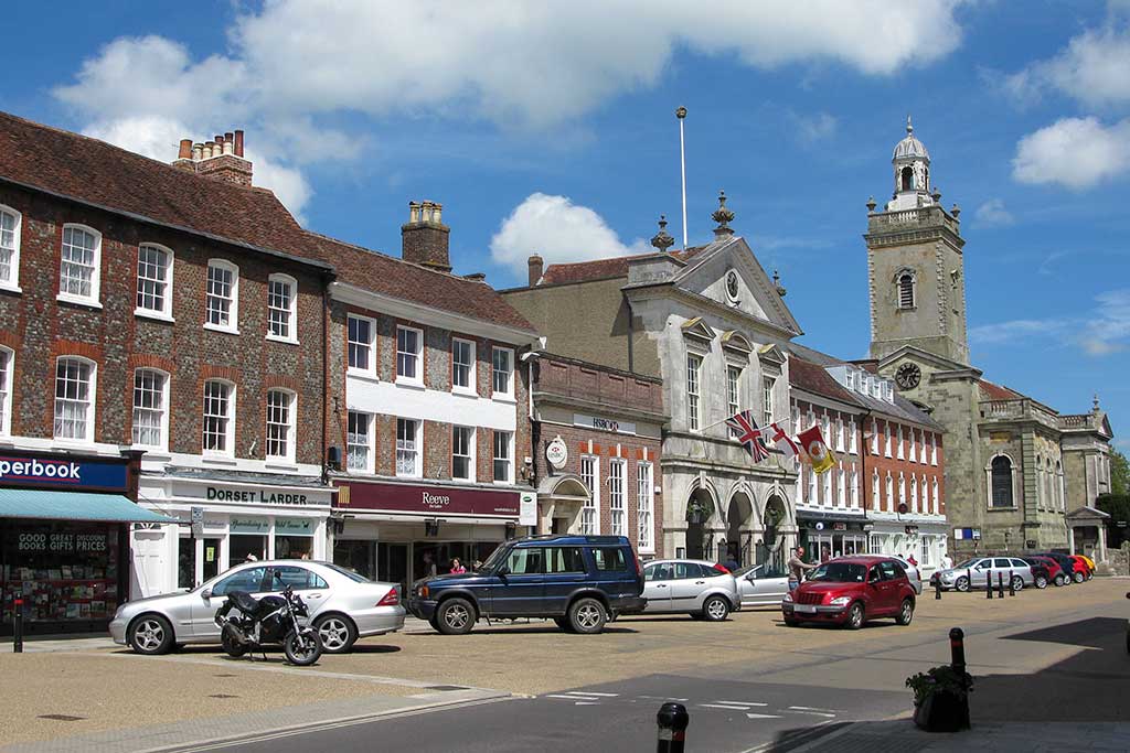 Market Place in Blandford Forum