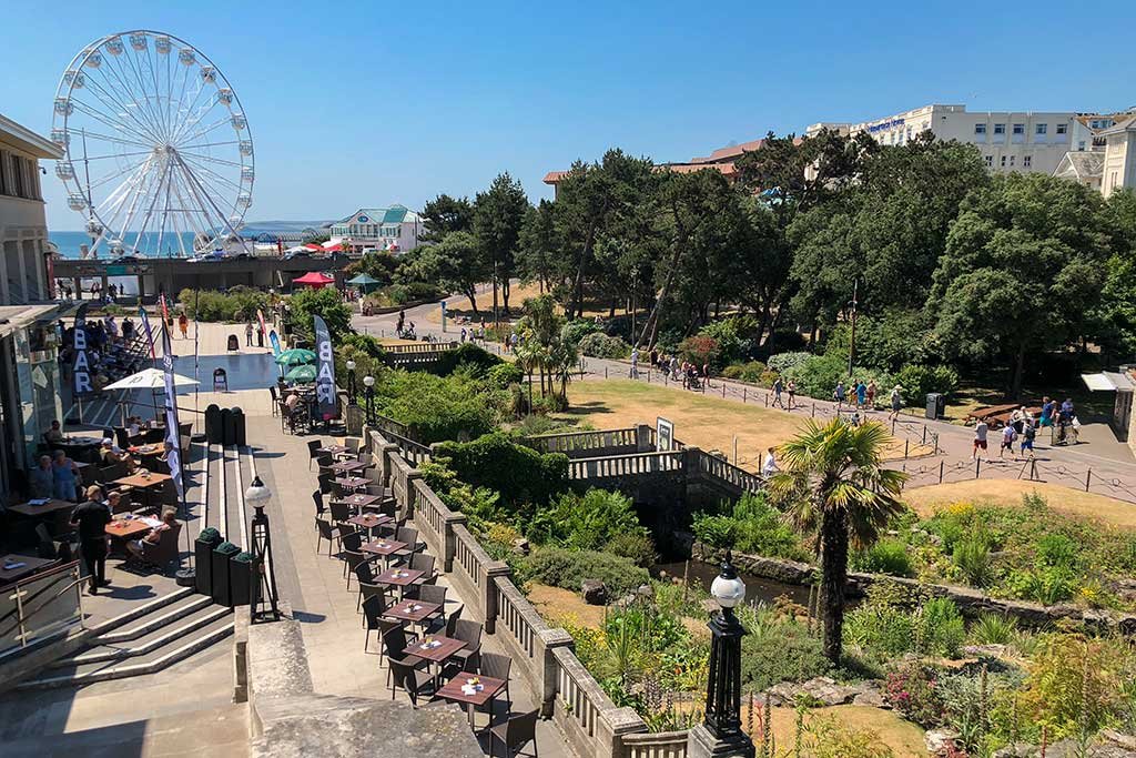 View from the Pavillion terraces