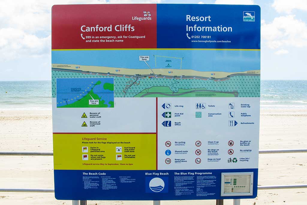 Canford Cliffs Beach Visitor Information Dorset Guide