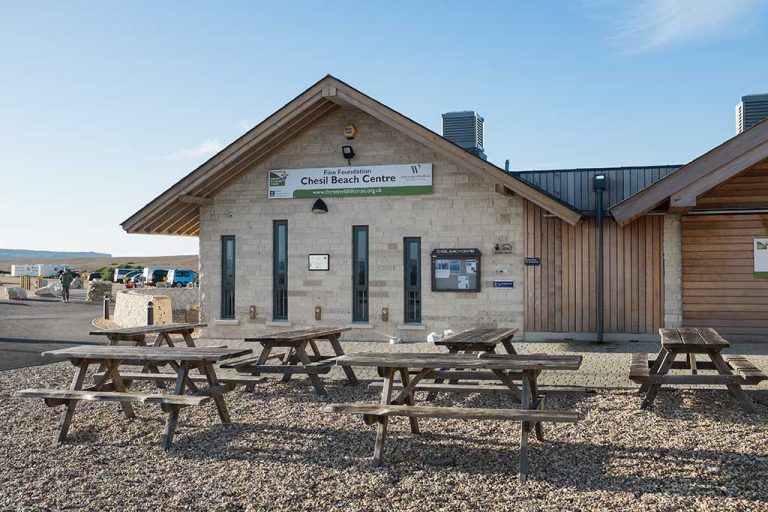 Chesil Beach Visitor Centre, cafe and car parking info Dorset Guide