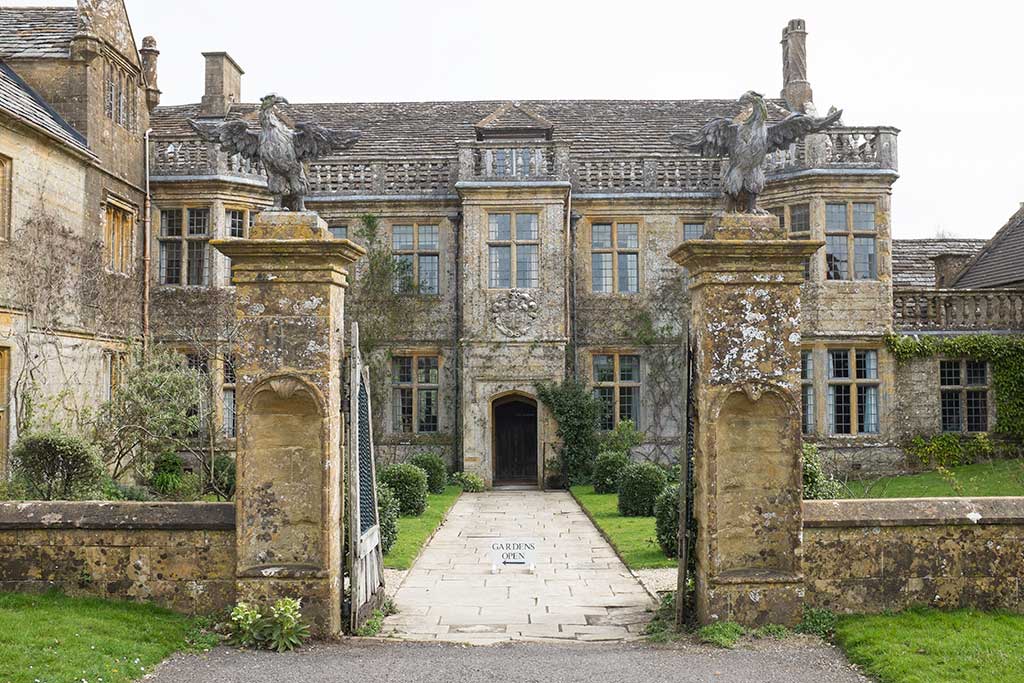 Entrance to Mapperton House.