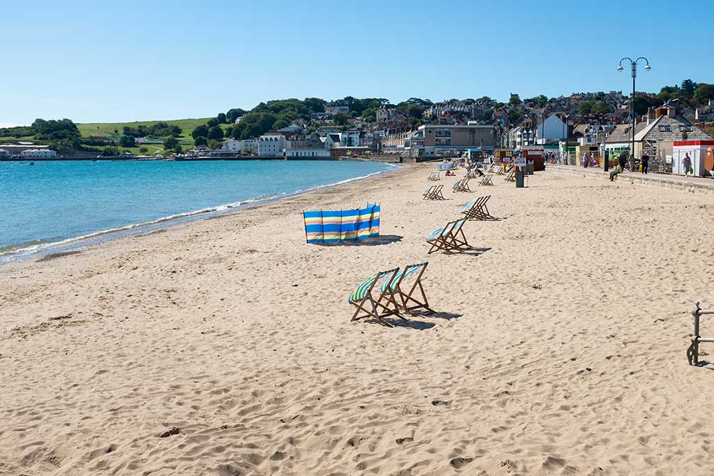 View of Swanage Beach
