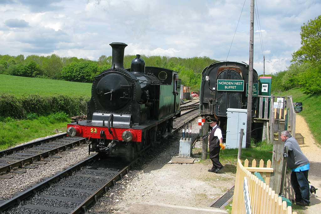 Steam Train at Norden Station