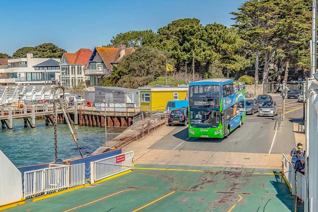Purbeck breezer 50 open top bus from bournemouth to swanage