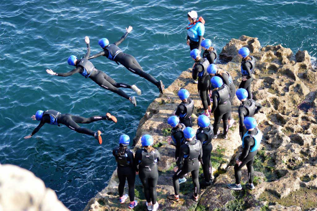 Coasteering with Cumulus Outdoors