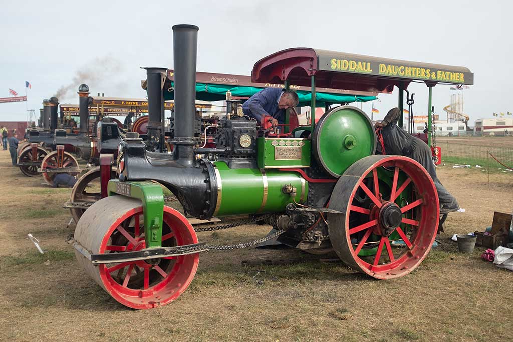 The Great Dorset Steam Fair is held every year in the village of Tarrant Hinton just outside of Blandford Forum