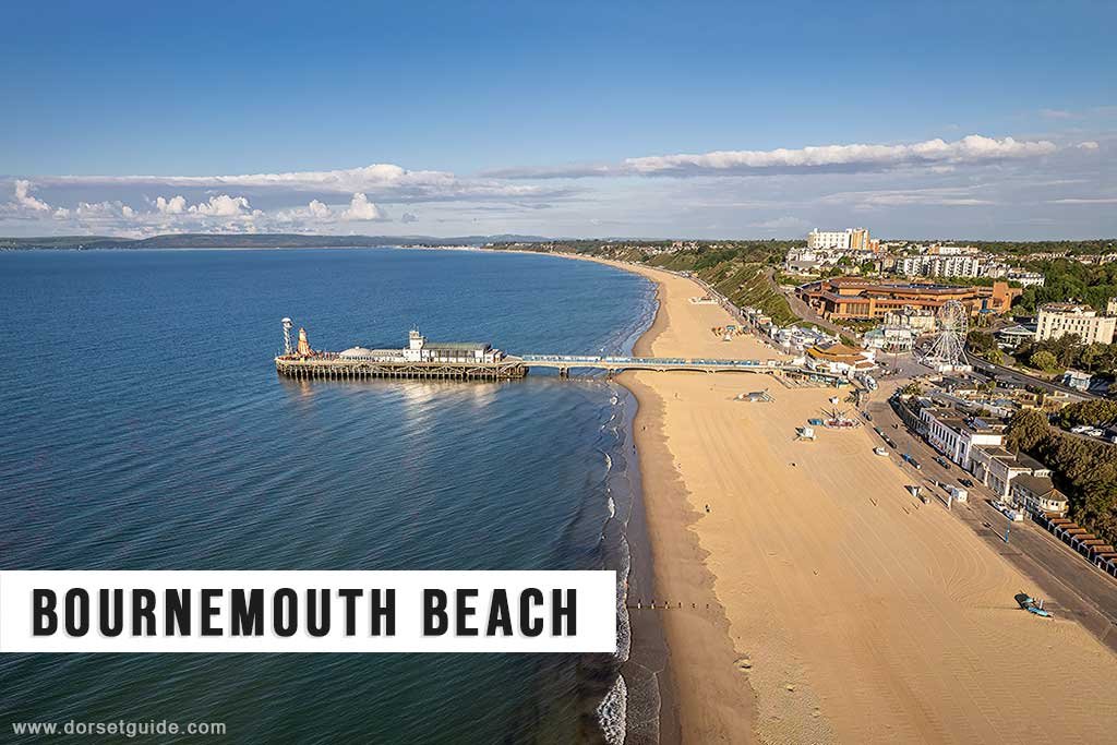 Aerial photo of Bournemouth Beach