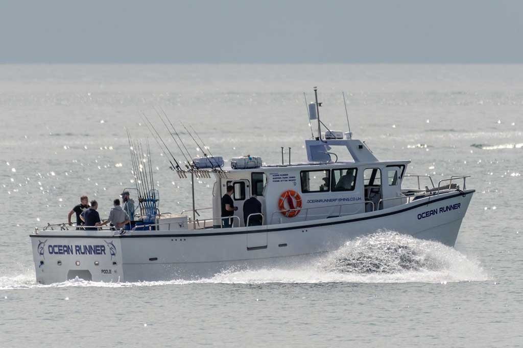 Ocean Runner Charters, Sea Fishing Poole